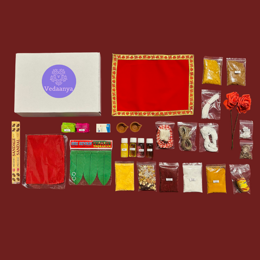 Vedaanya Ganesha Pooja Kit [North Indian]